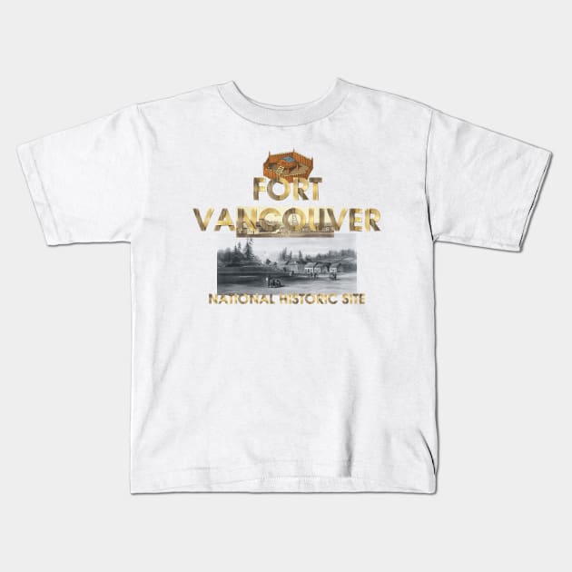 Fort Vancouver Kids T-Shirt by teepossible